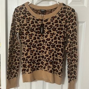 Express Cheetah Print sweater